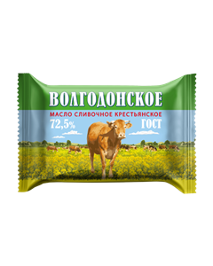 Масло сливочное Волгодонское 72,5% 180г