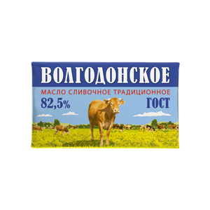 Масло сливочное Волгодонское 82,5% 